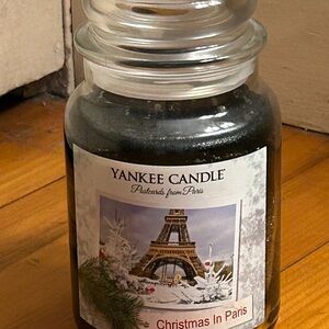 Yankee Candle Christmas in Paris Lsrge Jar. New and Unburned.